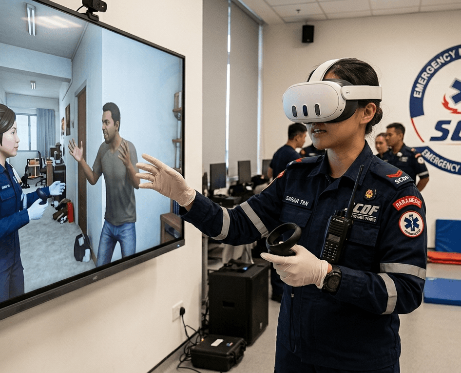 Singapore Civil Defence Force | Emergency Response AI-XR Training